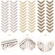 thumbnail image 5 of ColoMX 60pcs Metal Book Corners Metal Border Border Scrapbook Álbum de fotos Diario, 5 of 7