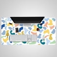 thumbnail image 1 of Up to 60% off SEMPAI Design And Color Large Leather Mouse Pad Parchment Desk Pad Summer Savings Halloween, 1 of 5