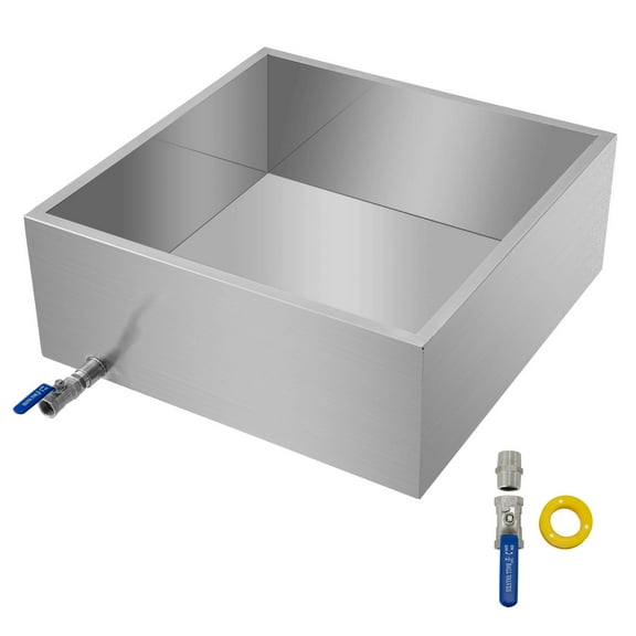 VEVOR Maple Syrup Evaporator Pan 24x24x9.5 inch Stainless Steel Maple Syrup Boiling Pan ,Electric Buffet Servers