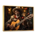 thumbnail image 2 of Designart "Cuban Singer in Red III" Music Floater Framed Wall Decor, 2 of 7