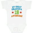 thumbnail image 3 of Inktastic My Great Grandpa is Awesome Grandkid Boys or Girls Baby Bodysuit, 3 of 5