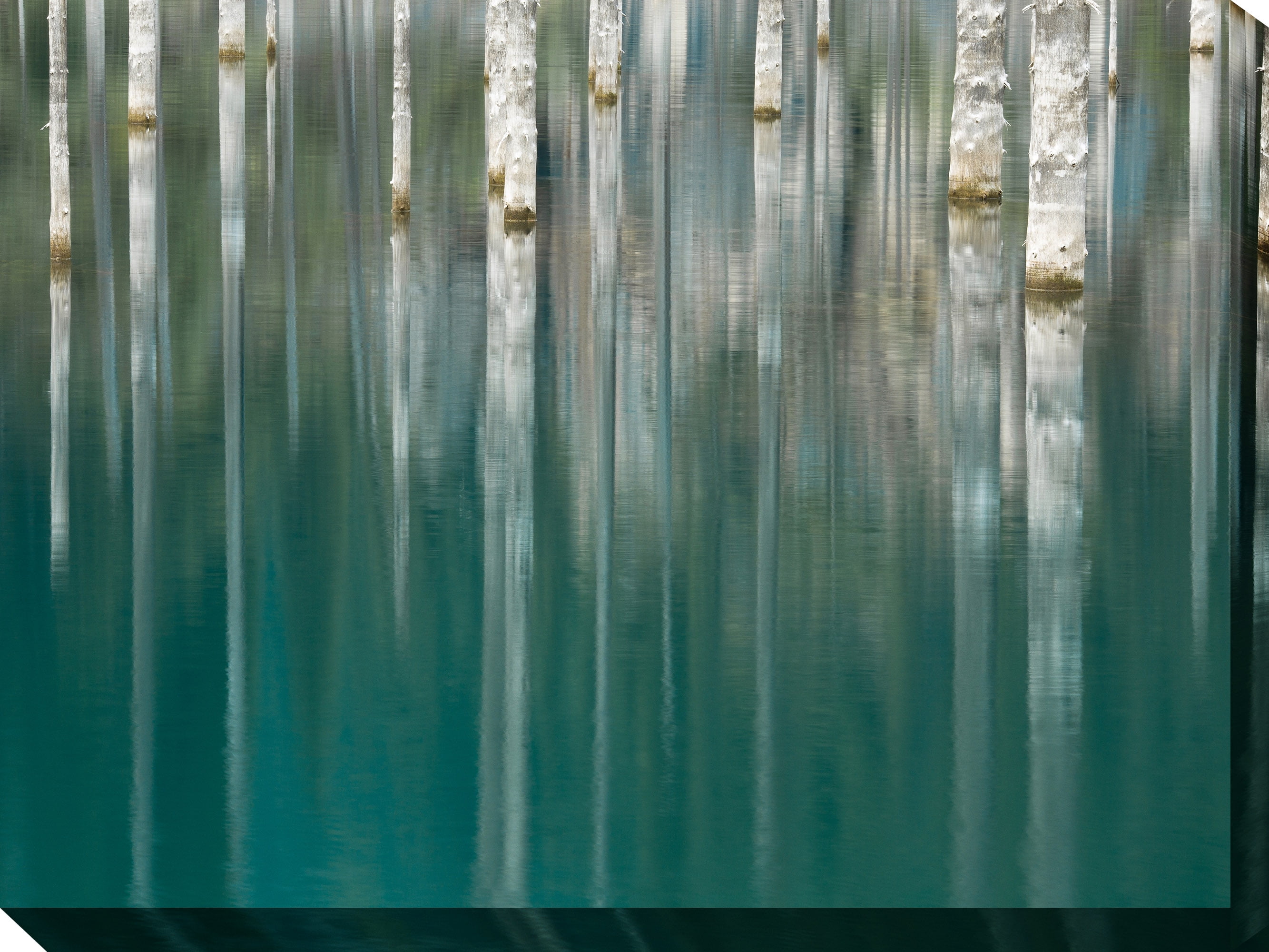 Outdoor Waterproof and Weatherproof Wall Canvas Art, SILVER LAKE