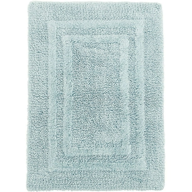Hotel Collection Cotton Reversible 100 Cotton 21" x 33" Bath Rug
