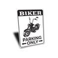 thumbnail image 3 of Biker Parking Novelty Decor, Metal Wall Sign - 10x14 Inches, 3 of 4