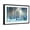 Black Frame, variant on Art.com Frosty Winter Landscape in Snowy Forest Photographic Print by Kichigin, 18" x 12"