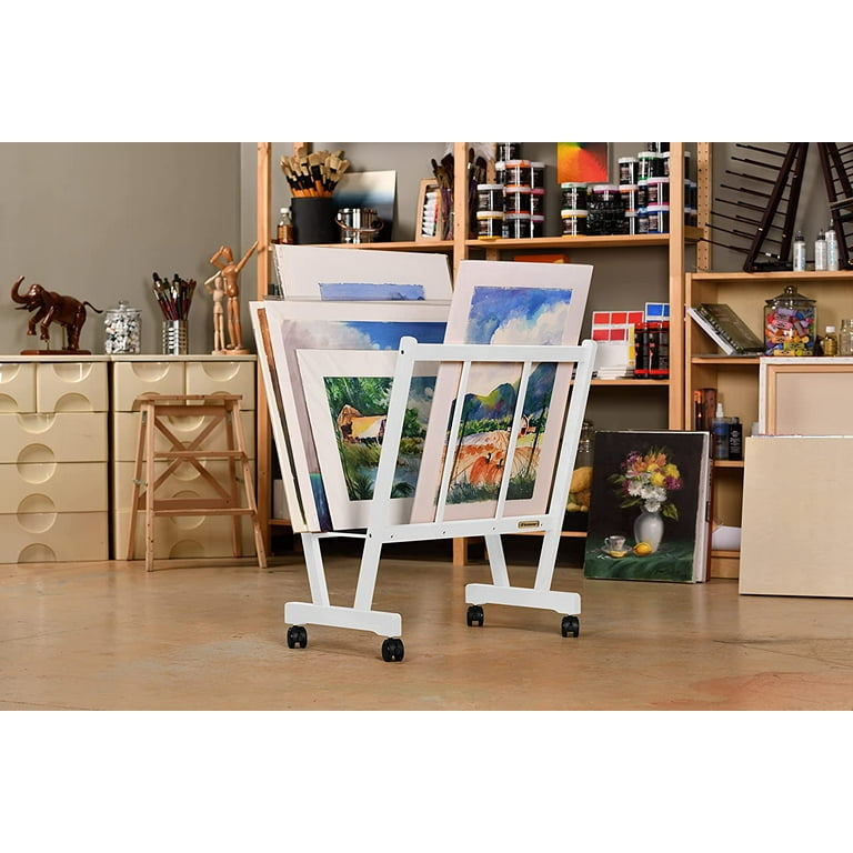 Creative Storage Rack Iron Art Display Stand Metal Easel Stand Book  Organizer Shelf Holder Oil Painting