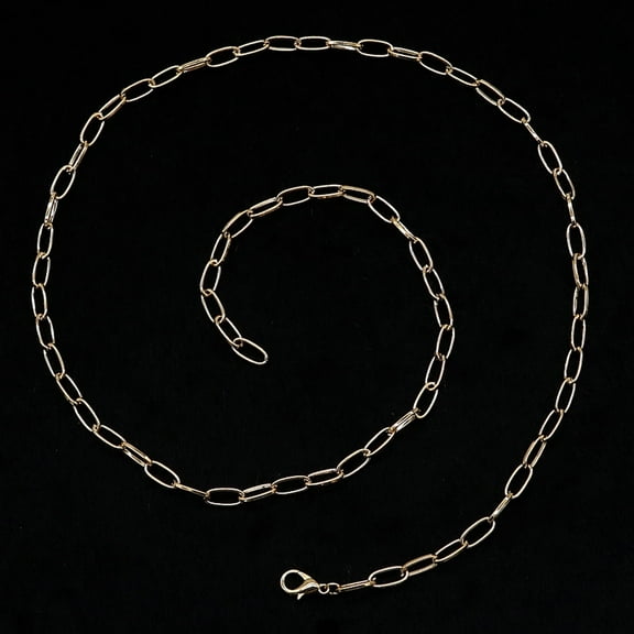 14K Gold Plated Link Chain 18 inch and 24 inch