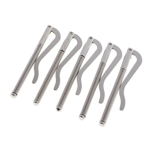 5 Pieces Spring Money Clip Bar for Bifold Wallet Purse Leather