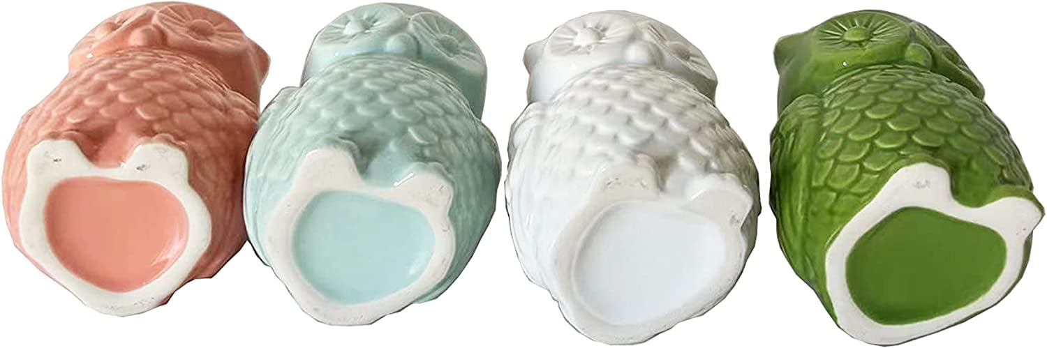 First of a Kind Stoneware Owl Shaped Vases, owl Shaped Succulent Planter, Ceramic owl Small Planter for Desk, Shelves, Living Room, Kitchen, Bedroom.