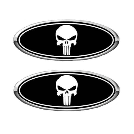 2005 2017 Ford F150 Black Punisher Oval 9 X 3 5 Front And Rear 2005 2017 Ford F150 Black Punisher Oval 9 X 3 5 Front And Rear