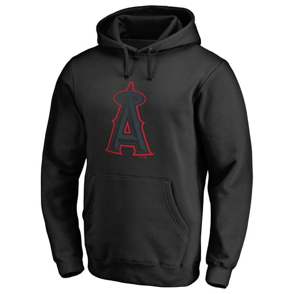 Men's Black Los Angeles Angels Taylor Pullover Hoodie