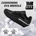 thumbnail image 5 of OrthoComfoot Men's Orthopedic Road Running Shoes, Lightweight Athletic Walking Sneakers, Black, 5 of 9