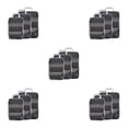 thumbnail image 1 of relayinert 1/2/3/5 3pack/lot Waterproof And Durable Storage Cubes - Enjoy On Trips No Loose Thread Black 5PCS, 1 of 6