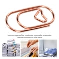 thumbnail image 3 of 250Pcs Small Heart Shape Paperclips Stainless Steel Paper Clips Plastic Covered Wire Widely Used For Office School Home, 3 of 8