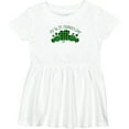 thumbnail image 3 of Inktastic My 1st St. Patrick's Day with Plaid Shamrocks Girls Baby Dress, 3 of 5