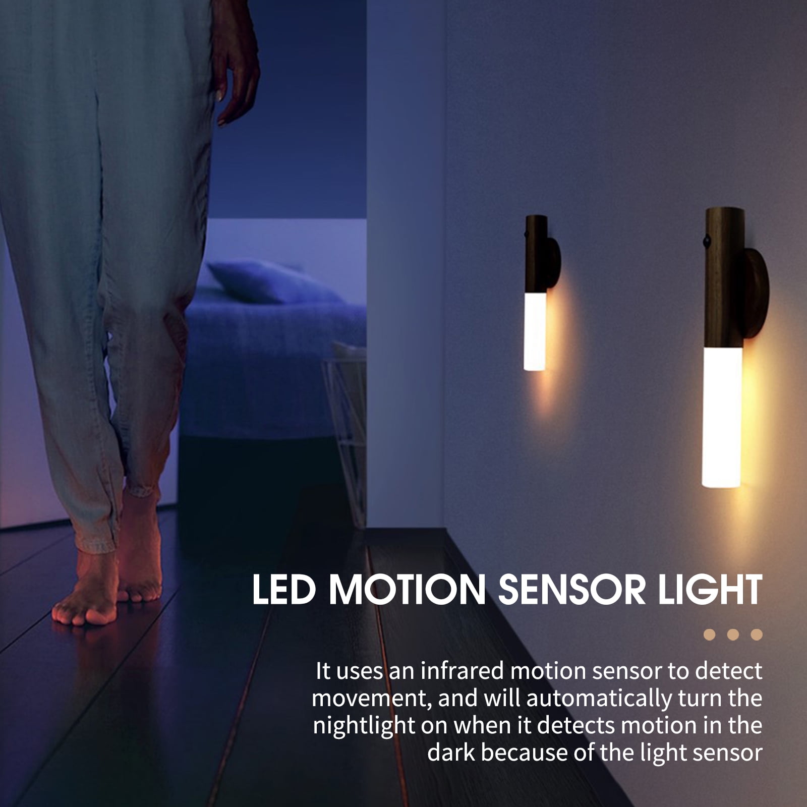 10800 - LED Auto Night Light with Motion Sensor Function