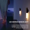 thumbnail image 3 of Light Wall-mounted Motion Sensor Night Light Removable Hand Light Automatic On/Off Rechargeable LED Sensor Closet Light Self-Stick & Magnetic Stair Lamp for Stairway Bathroom Kids, 3 of 7