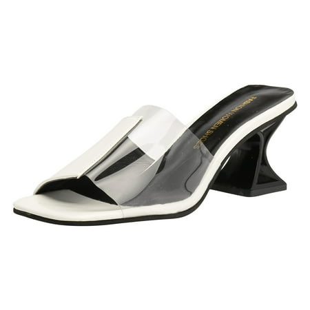 

adviicd Heels Sandals for Women Flat Sandals with Rhinestones for Women Fashion Summer Women Sandals Heel High Heel Jelly Clear Sandals for Women