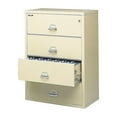 thumbnail image 2 of FireKing 4-Drawer Lateral Insulated File 37-27/64"W Parchment, 2 of 2