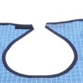 thumbnail image 4 of lionlar Waterproof Bib Adult Mealtime Cloth Protector Disability Aid Apron blue grid, 4 of 5