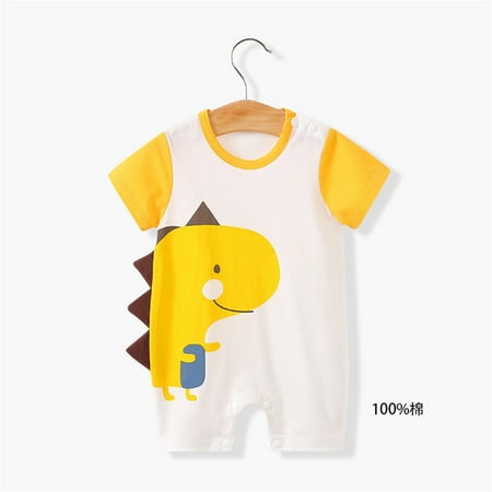 

NIUREDLTD Baby Children Girls Print Summer Short Sleeve Romper Jumpsuit Clothes
