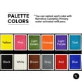 thumbnail image 5 of Narrative Cosmetics Primary Colors 12-Pan Palette - Vibrant Water-Activated Makeup for Face & Body Painting - Ideal for Cosplay, Theater & Artistic Makeup Creations, 5 of 9