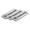 Brushed Silver, variant on Translator 1 x 3" Name Tag/Badge, Black, (3 Pack)