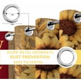 thumbnail image 4 of Fsddascl Yellow Sunflowers Blackout Curtains for Bedroom/Living Room, Thermal Insulated Kitchen Curtains, Farmhouse Vintage Country Floral on Linen Grommet Darkening Window Treatment Drapes 42"x63"x2, 4 of 6