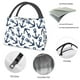 thumbnail image 4 of Easygdp Navy Blue Anchors Bolsa de Almuerzo Insulada Reutilizable, Bolsa de Mano y Bandolera para Oficina, Trabajo, Viajes, 4 of 6