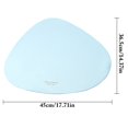 thumbnail image 3 of Coofit Faux Leather Placemat Waterproof Triangular Table Mat Table Placemat for Kitchen, 3 of 10