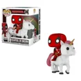 thumbnail image 2 of Funko pop Marvel Bedtime Deadpool on Unicorn 36# Clown Deadpool Figura de acción de PVC Colección Juguetes para niños Regalos de Navidad, 2 of 4