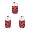 thumbnail image 2 of Cesto de ropa Toystoory bolsa de 90L plegable de tela ligera rojo/aluminio impreso, 2 of 6