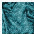 thumbnail image 4 of Soimoi Abstract Print - Green, Moss Georgette Fabric Material - 42 Inch Wide, 1 Yard, Unstitched Versatile Fabric For Dresses, Skirts, Blouses, Drapery Projects, 4 of 6
