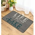 MQizi Lake House Door Mat Lake House Gifts, 17x30 Doormats Indoor