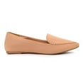 thumbnail image 3 of Women Flats Comfortable Pointed Toe Women Loafers,Beige 8.5, 3 of 5