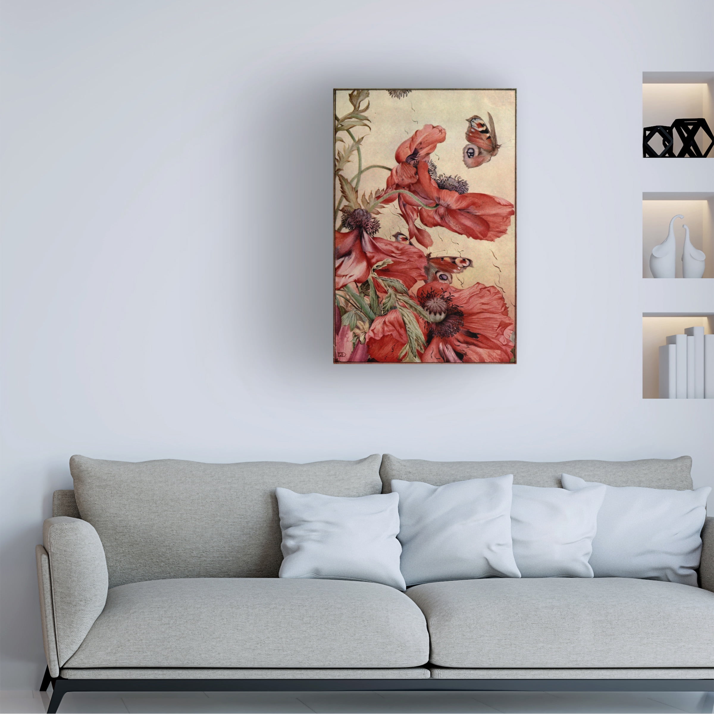 Unknown 'Garden Fantasy III' Canvas Art