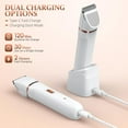 thumbnail image 4 of 5-in-1 Bikini Trimmer for Women, IPX7 Waterproof Electric Razors Shaver, Cordless Body Hair Trimmer, Facial & Pubic Hair Removal, Ceramic Blade, 4 of 13