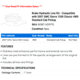thumbnail image 2 of Brake Hydraulic Line Kit - Compatible with 2007 GMC Sierra 1500 Classic 4WD Standard Cab Pickup - Dorman, 2 of 2