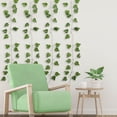 thumbnail image 5 of Artificial Leaves VineRattan Wedding Wall Home Decor Simulation Plant Decor Plant Ivy Green Rattan For Home Garden Wall Wedding Artificial Flowers for Outdoor, 5 of 5