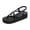 Blue, variant on Womens Sparkly Rhinestones Memory Foam Flip Flops Lightweight Stylish Casual Platform Wedge Strappy Sandals Comfortable Chunky Heeled Dressy Slingback Summer Shoes Black Green Size 7
