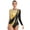 Gold, variant on Yeahdor Womens Long Sleeve Gymnastics Leotard Shiny Metallic Rhinestones Dance Bodysuit Workout Clothes Blue XXL