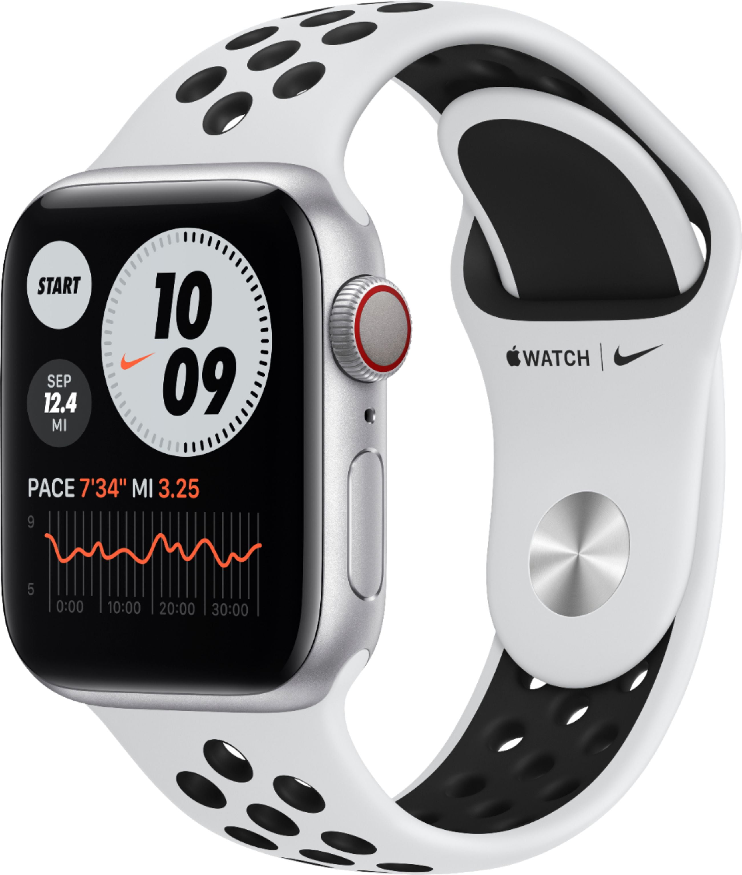 Apple watch 4 nike silver hotsell