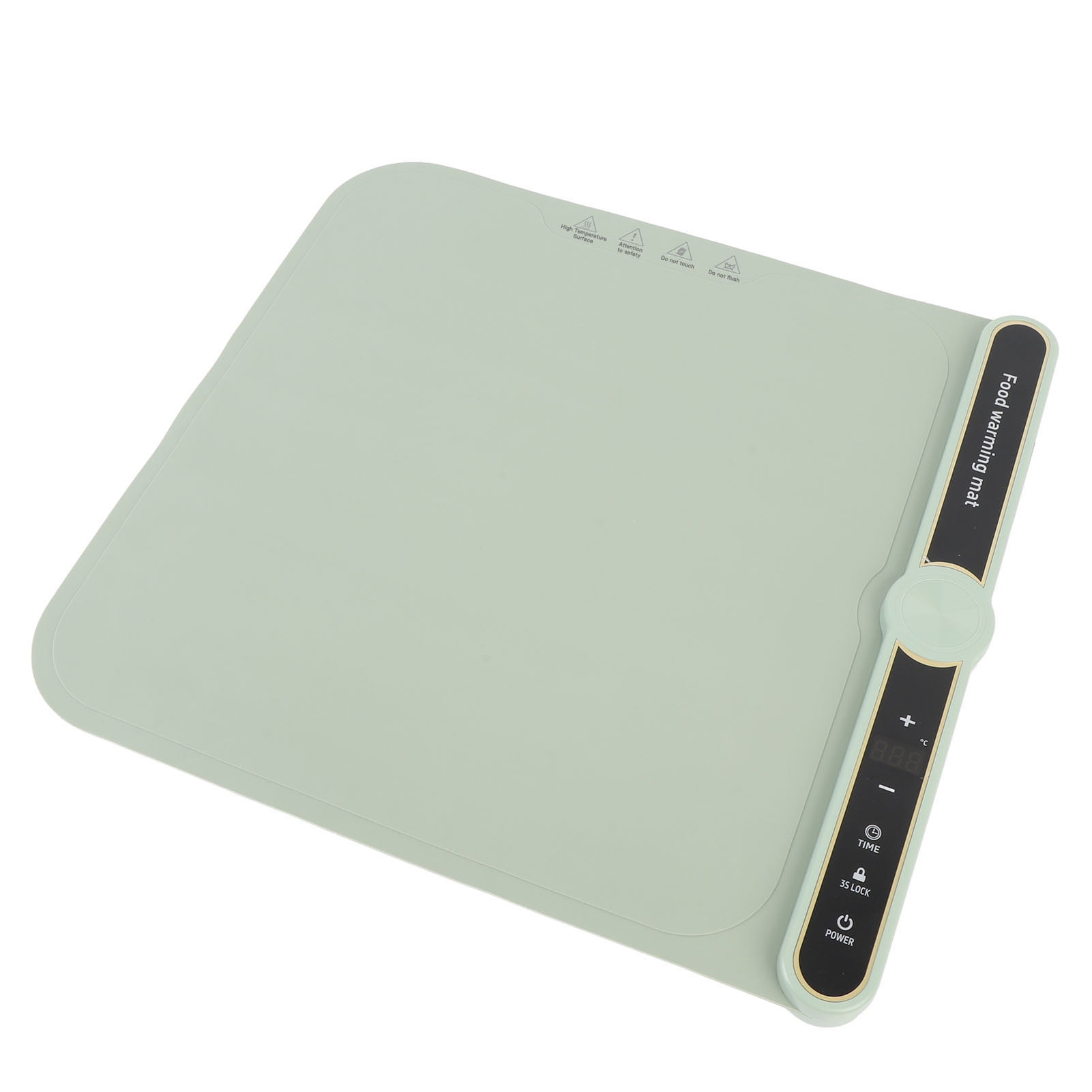 360W Electric Heating Mat For Food, Fast 8s Heat, 6H Timer, 9 Temp, 40x38cm Rollable, Thin & Portable Silicone, 18h Auto Off, Uses 15.7x15in, Foldable Buffet, Family Gatherings