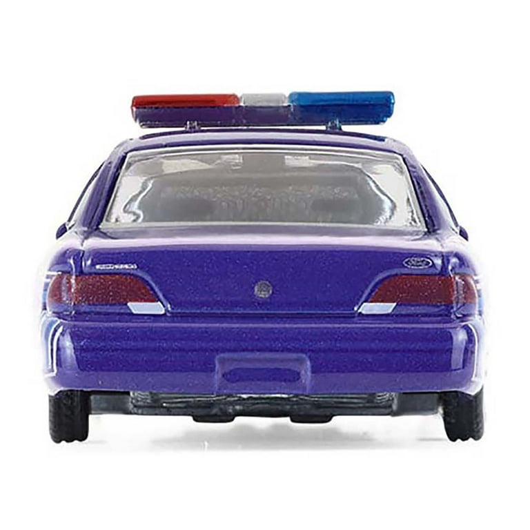 1992 Ford Crown Victoria Lowrider Blue with Graphics and Lightbar