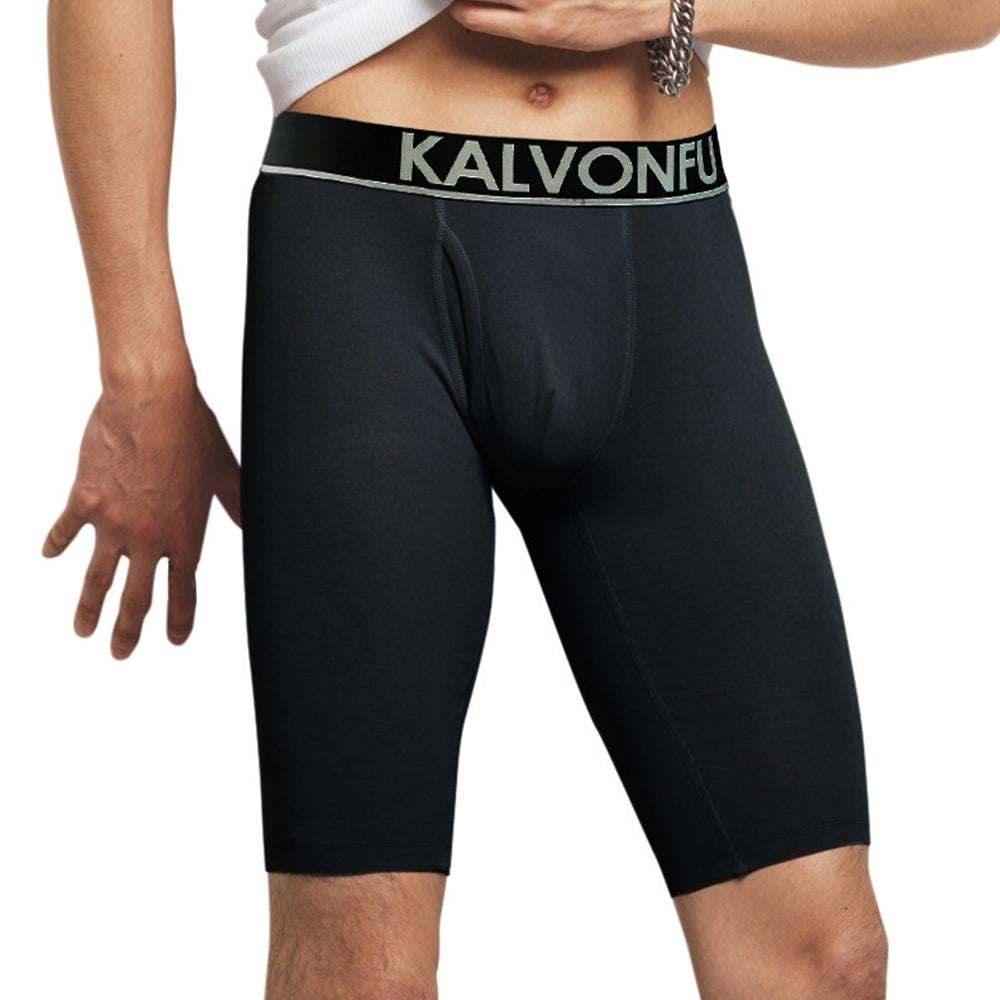 Men's Clothing Mens Long Underwear Bamboo Boxer Briefs Breathable Soft