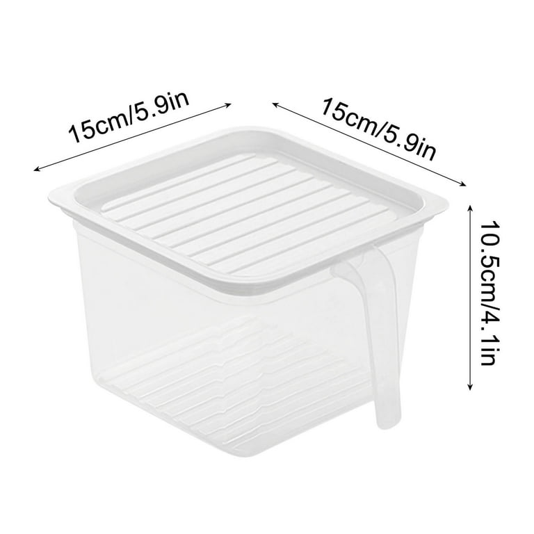 Tiitstoy Household Refrigerator Kitchen Storage Box Sealed Fruit Food  Fresh-Keeping Box Food Containers Sealable Containers Clear Cereal Storage  Containers Airtight Food 