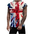 thumbnail image 2 of Men Tank Tops Print Mens 3D Print Tank Top Summer Casual Novelty Polyester Gym Workout Bodybuilding Tank Tops Men Tank Tops Beach, 2 of 5