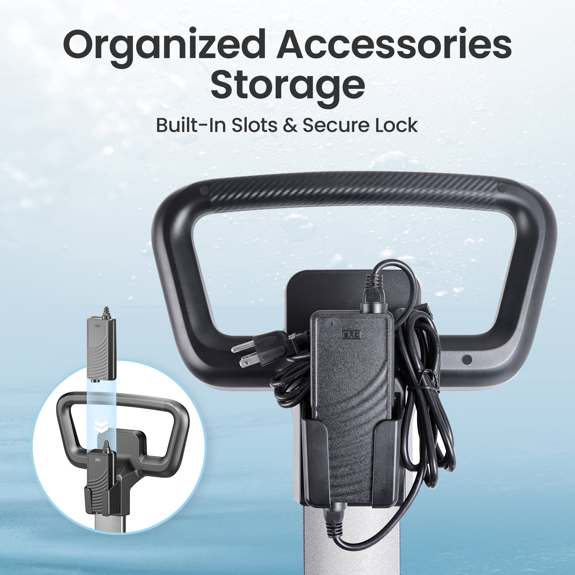 Aiper Portable Caddy for Scuba X1 Pro Max, X1 Pro & X1 Robotic Pool Cleaners, Compatible with Wireless Charging Dock, Easy Storage & Mobility