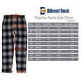 thumbnail image 4 of Different Touch Blue Yellow Buffalo Plaid 100% Cotton Lounge Pajama Pants For Men (S-6XL), 4 of 4