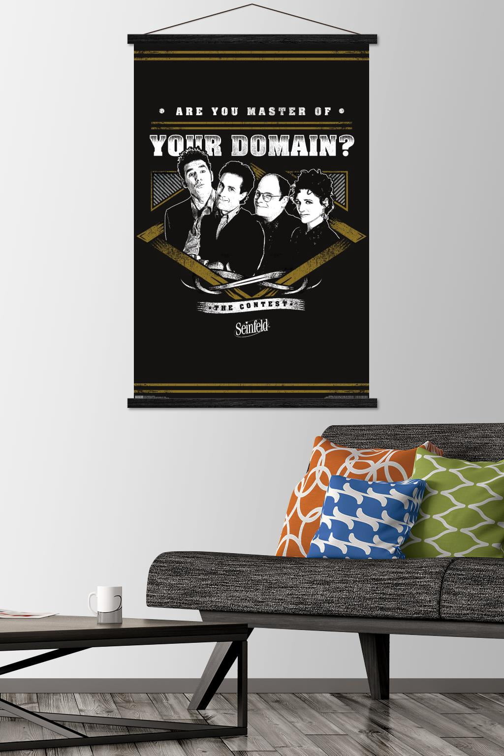 Seinfeld - Domain Wall Poster with Wooden Magnetic Frame, 22.375" x 34"
